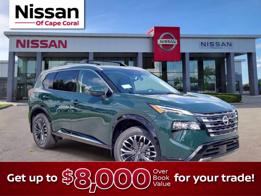 2026 Obsidian Green Nissan Rogue Platinum AWD SUV