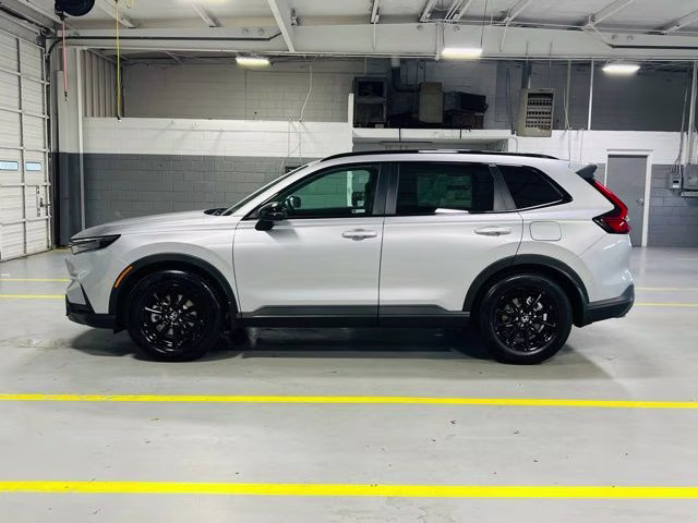 2026 Solar Silver Metallic Honda CR-V Hybrid Sport-L FWD SUV