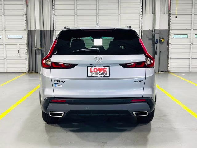 2026 Solar Silver Metallic Honda CR-V Hybrid Sport-L FWD SUV