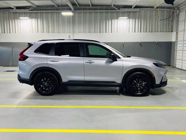 2026 Solar Silver Metallic Honda CR-V Hybrid Sport-L FWD SUV