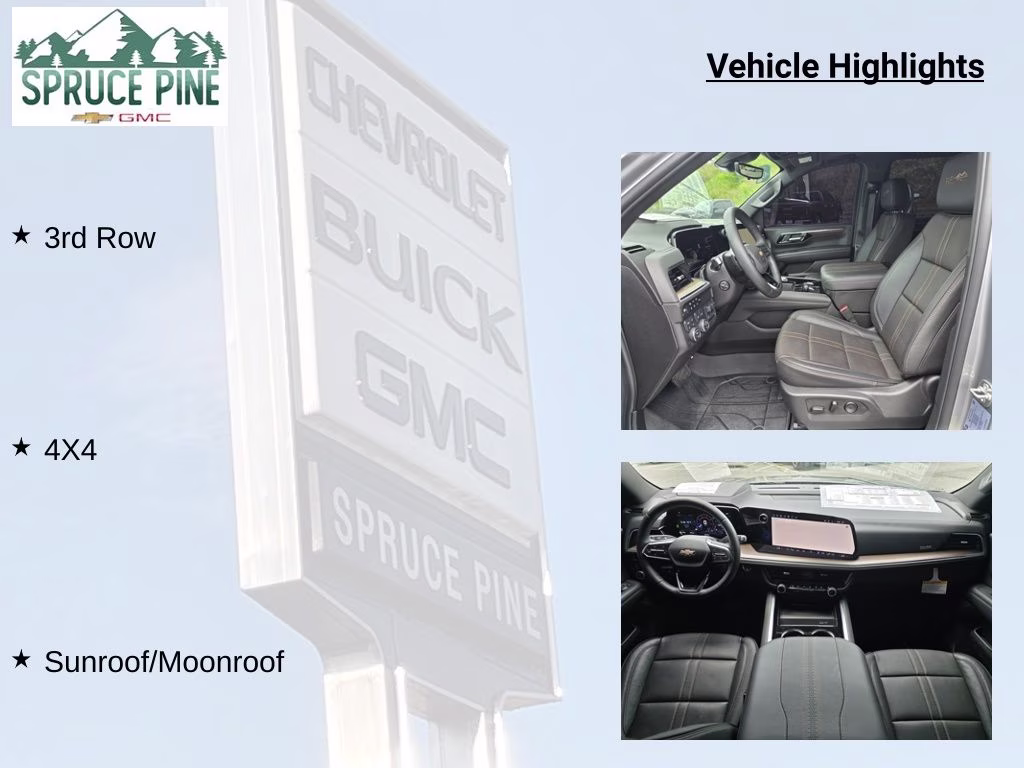 2025 Sterling Gray Metallic Chevrolet Tahoe High Country 4X4 SUV