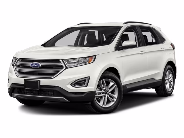 2018 White Platinum Ford Edge SEL AWD SUV