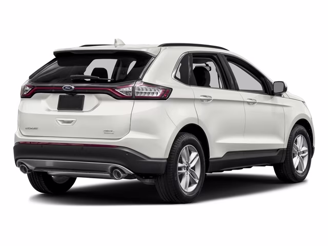 2018 White Platinum Ford Edge SEL AWD SUV