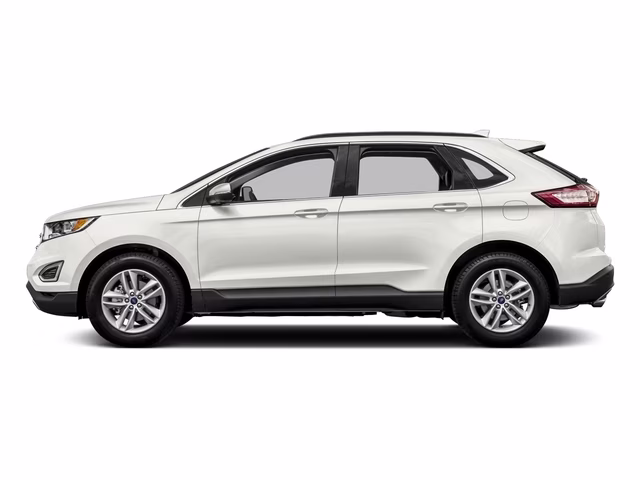 2018 White Platinum Ford Edge SEL AWD SUV