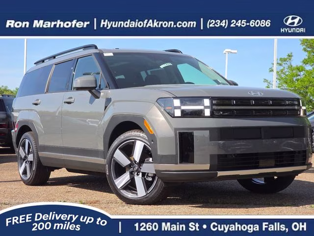 2026 Hampton Gray Hyundai Santa Fe Hybrid Limited AWD SUV
