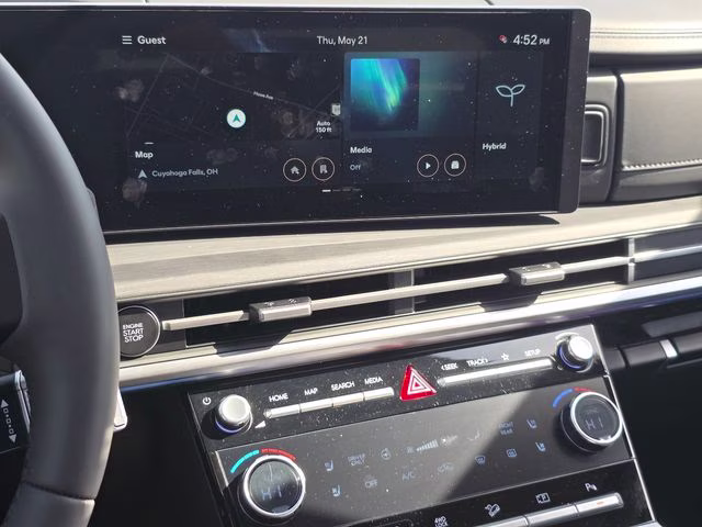 2026 Hampton Gray Hyundai Santa Fe Hybrid Limited AWD SUV