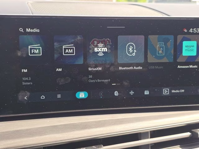 2026 Hampton Gray Hyundai Santa Fe Hybrid Limited AWD SUV