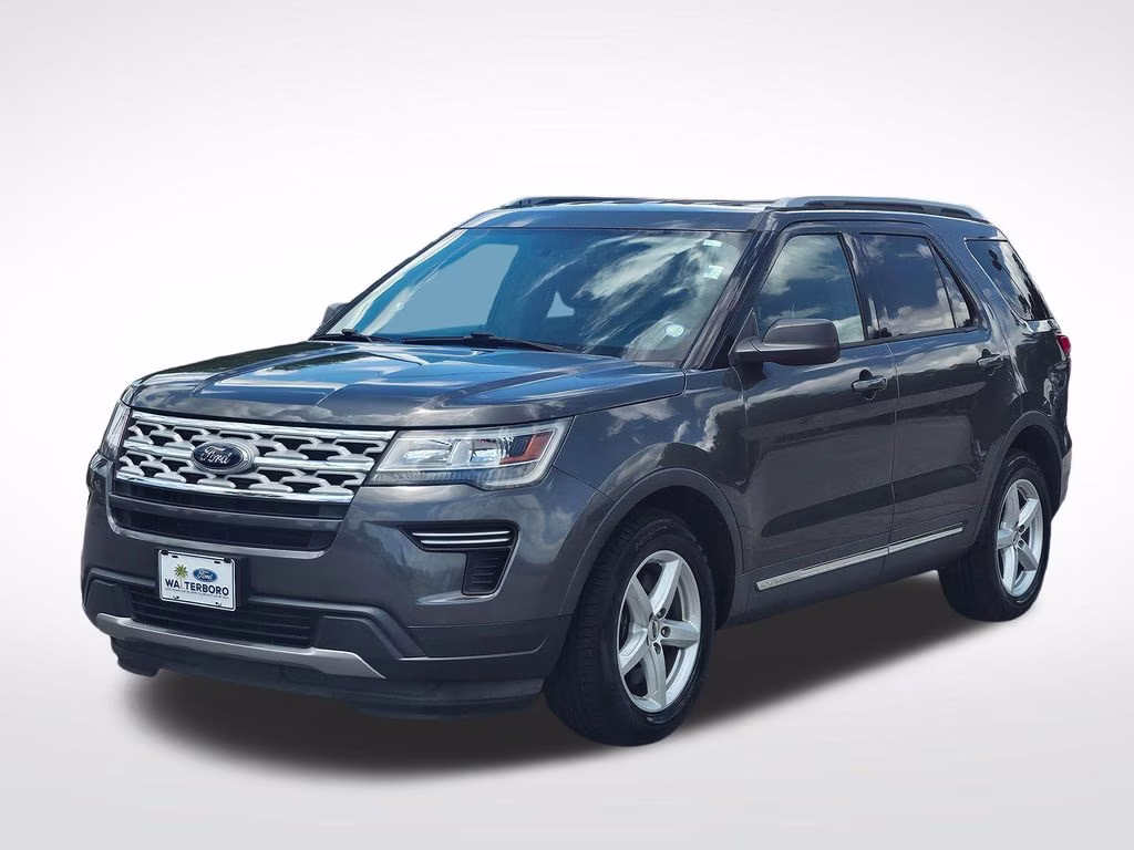 2019 Magnetic Metallic Ford Explorer XLT FWD SUV