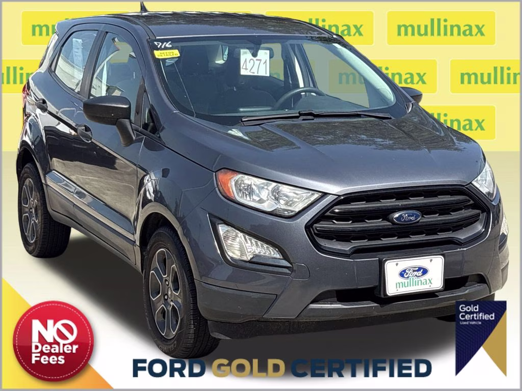 2021 Smoke Metallic Ford EcoSport S FWD SUV