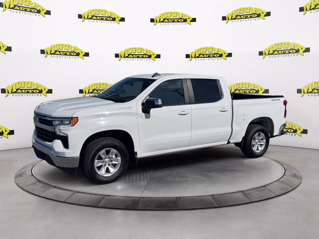 2023 Summit White Chevrolet Silverado 1500 LT 4X4 Truck