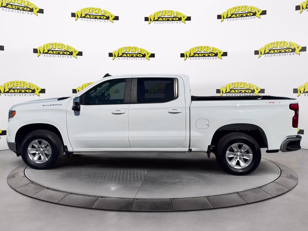2023 Summit White Chevrolet Silverado 1500 LT 4X4 Truck