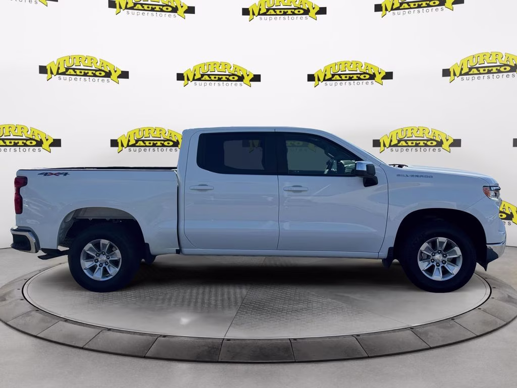 2023 Summit White Chevrolet Silverado 1500 LT 4X4 Truck