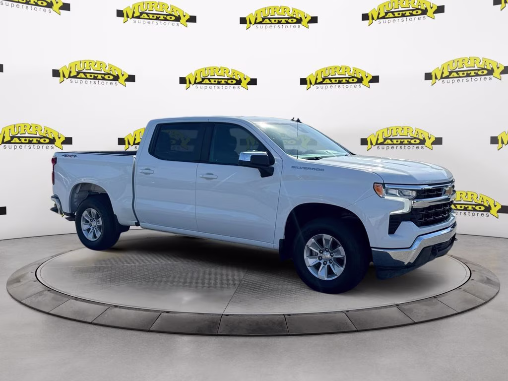2023 Summit White Chevrolet Silverado 1500 LT 4X4 Truck
