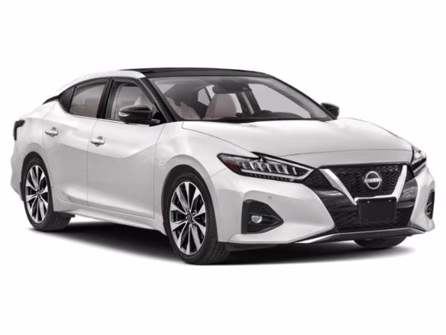2023 Pearl White Tricoat Nissan Maxima Platinum FWD Sedan