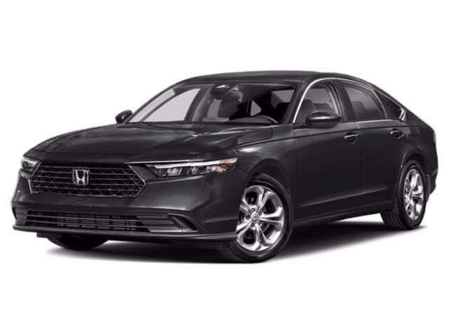 2025 Crystal Black Pearl Honda Accord LX FWD Sedan