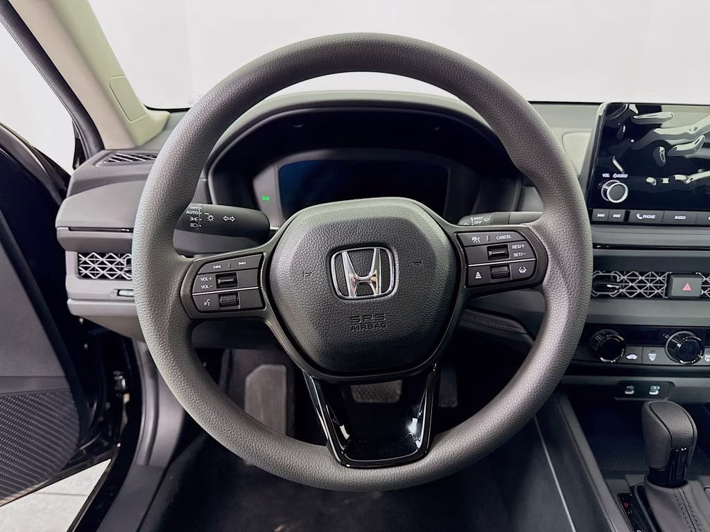 2025 Crystal Black Pearl Honda Accord LX FWD Sedan