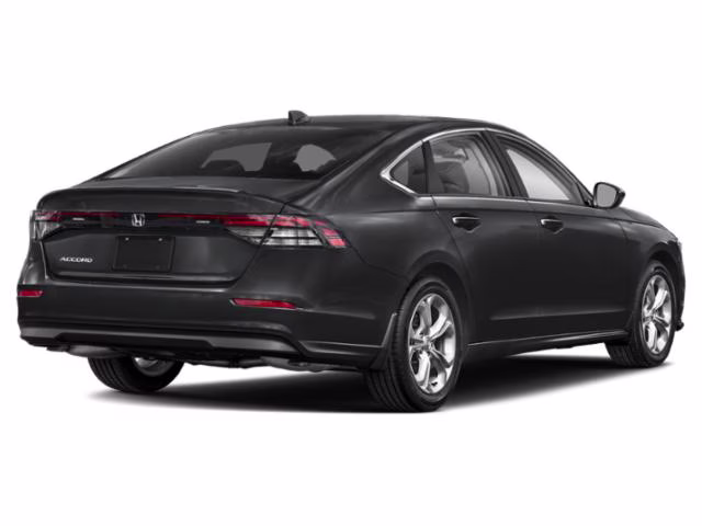 2025 Crystal Black Pearl Honda Accord LX FWD Sedan