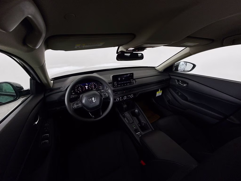 2025 Crystal Black Pearl Honda Accord LX FWD Sedan