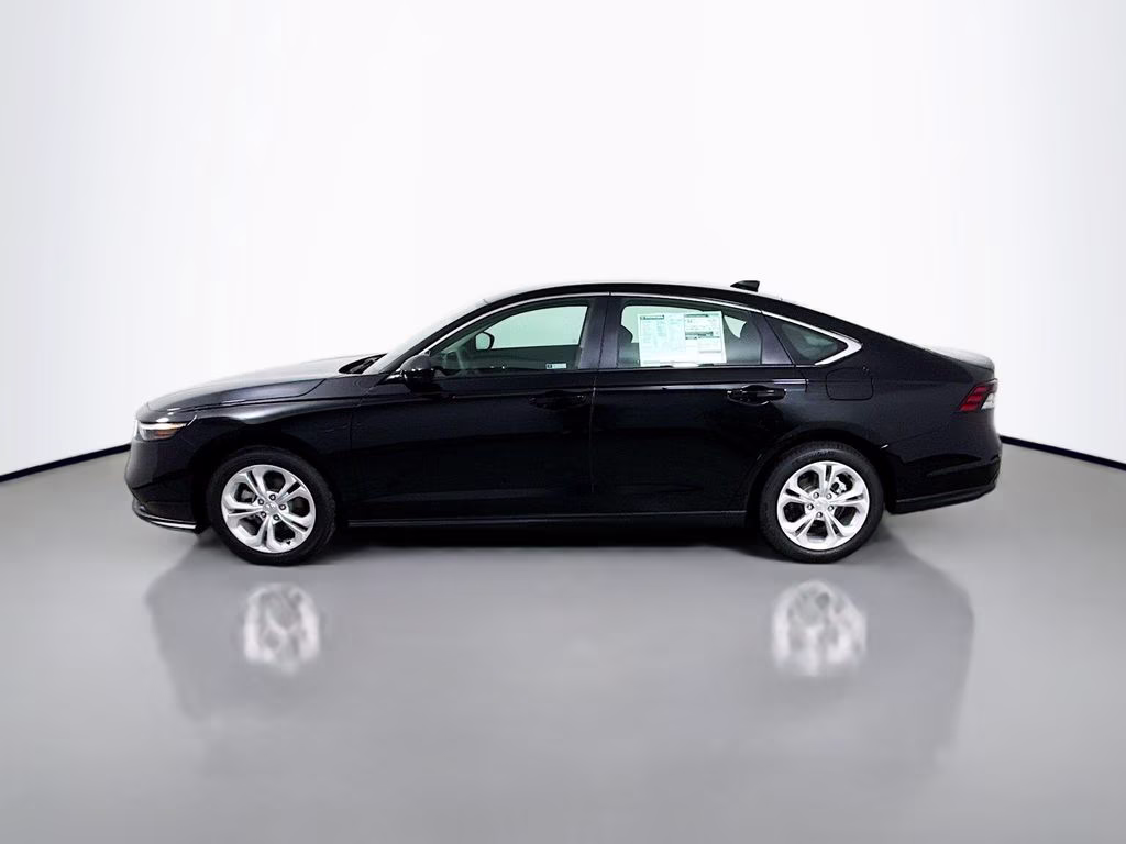 2025 Crystal Black Pearl Honda Accord LX FWD Sedan