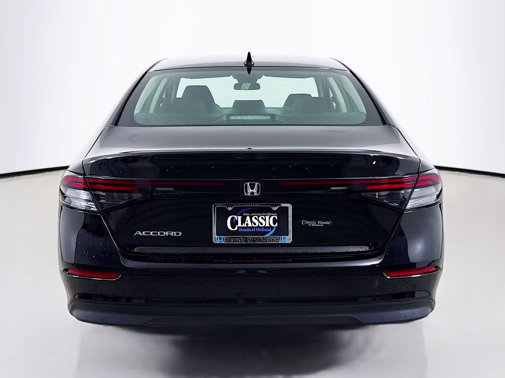 2025 Crystal Black Pearl Honda Accord LX FWD Sedan