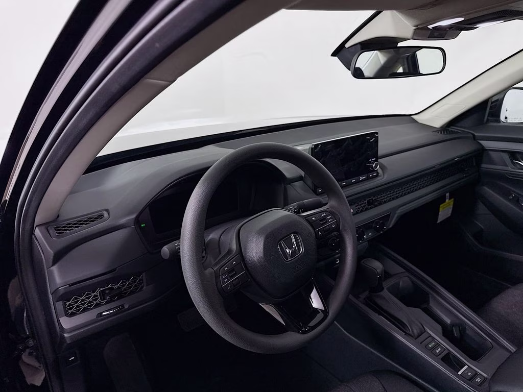 2025 Crystal Black Pearl Honda Accord LX FWD Sedan