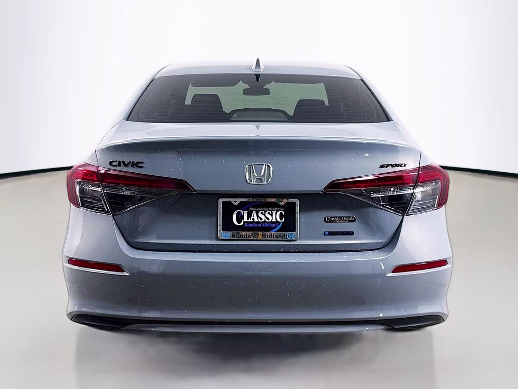 2026 Urban Gray Pearl Honda Civic Hybrid Sport FWD Sedan