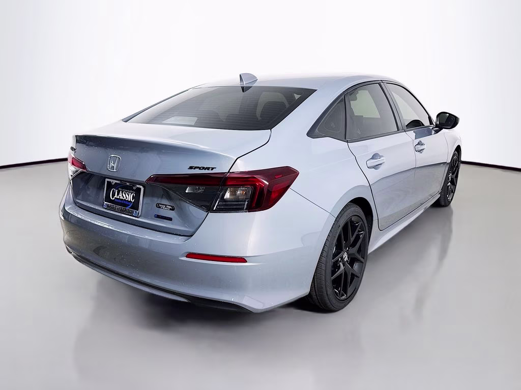 2026 Urban Gray Pearl Honda Civic Hybrid Sport FWD Sedan