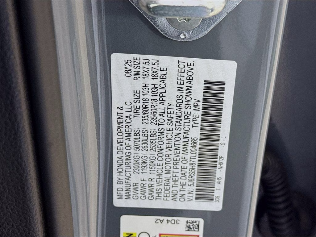 2026 Urban Gray Pearl Honda CR-V Hybrid Sport-L FWD SUV