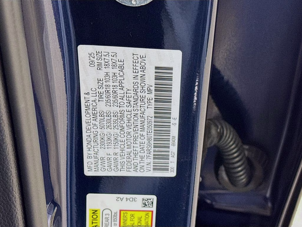 2026 Canyon River Blue Metallic Honda CR-V Hybrid Sport-L AWD SUV