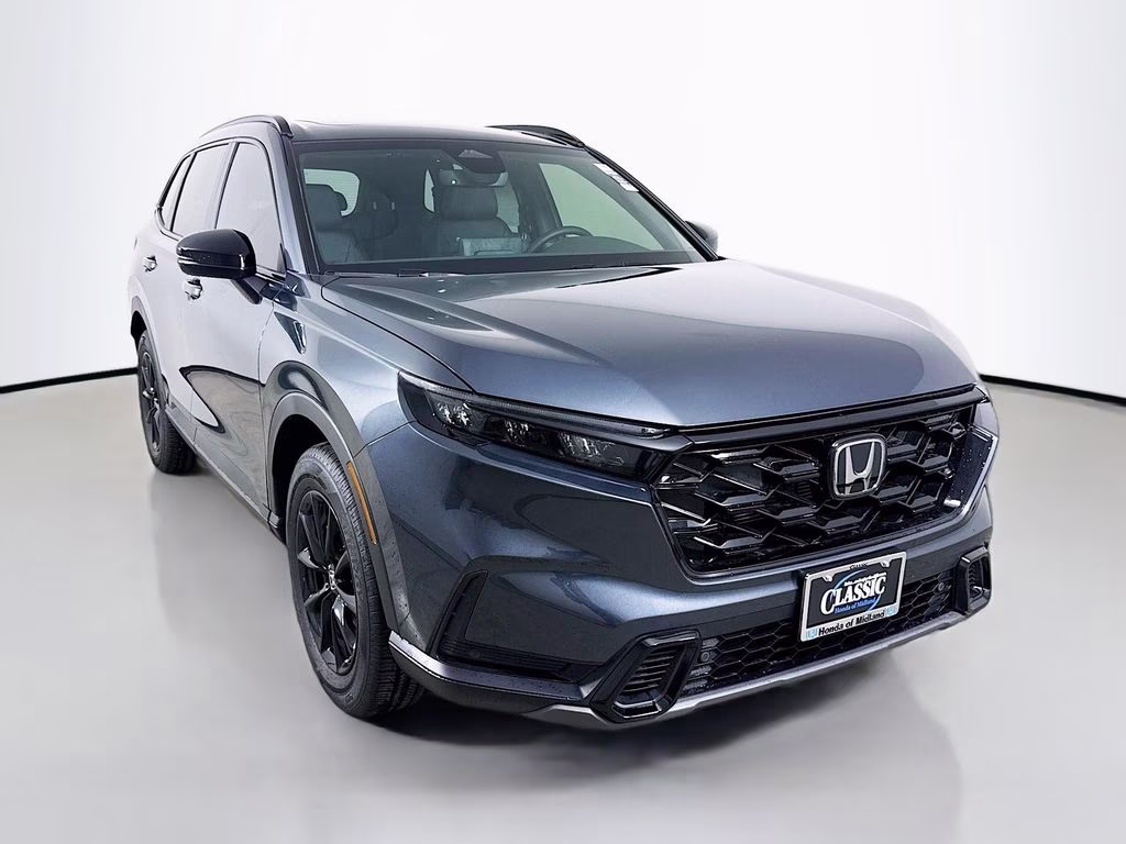 2026 Meteorite Gray Metallic Honda CR-V Hybrid Sport-L AWD SUV