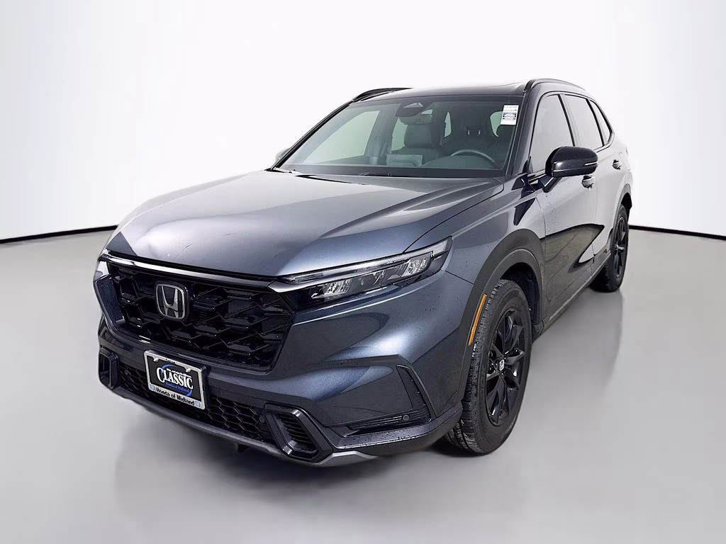 2026 Meteorite Gray Metallic Honda CR-V Hybrid Sport-L AWD SUV