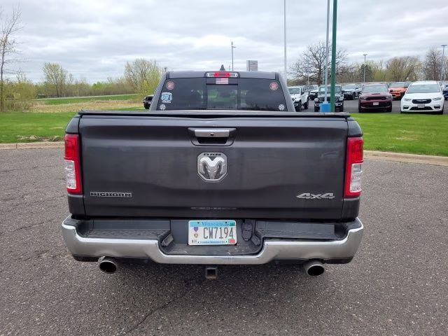 2019 Granite Crystal Metallic Clearcoat Ram 1500 Big Horn 4X4 Truck