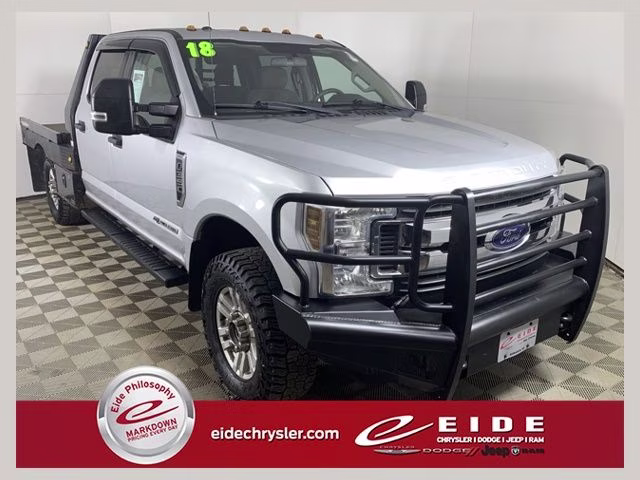 2018 Ingot Silver Metallic Ford Super Duty F-350 SRW XLT 4X4 Truck