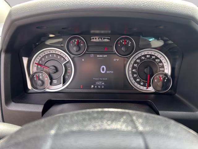 2019 Bright White Clearcoat Ram 1500 SLT 4X4 Truck
