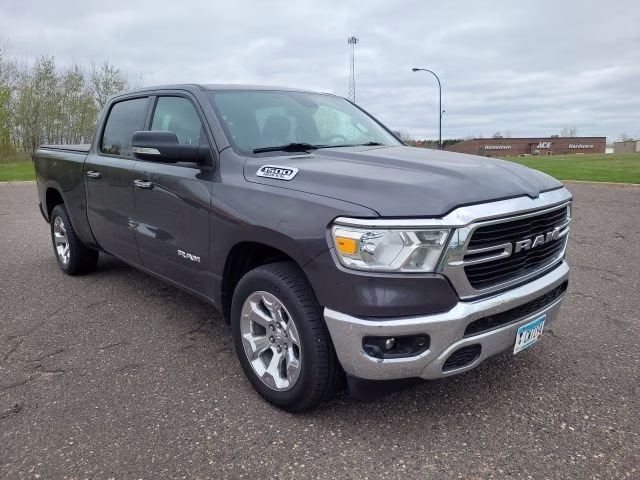 2019 Granite Crystal Metallic Clearcoat Ram 1500 Big Horn 4X4 Truck