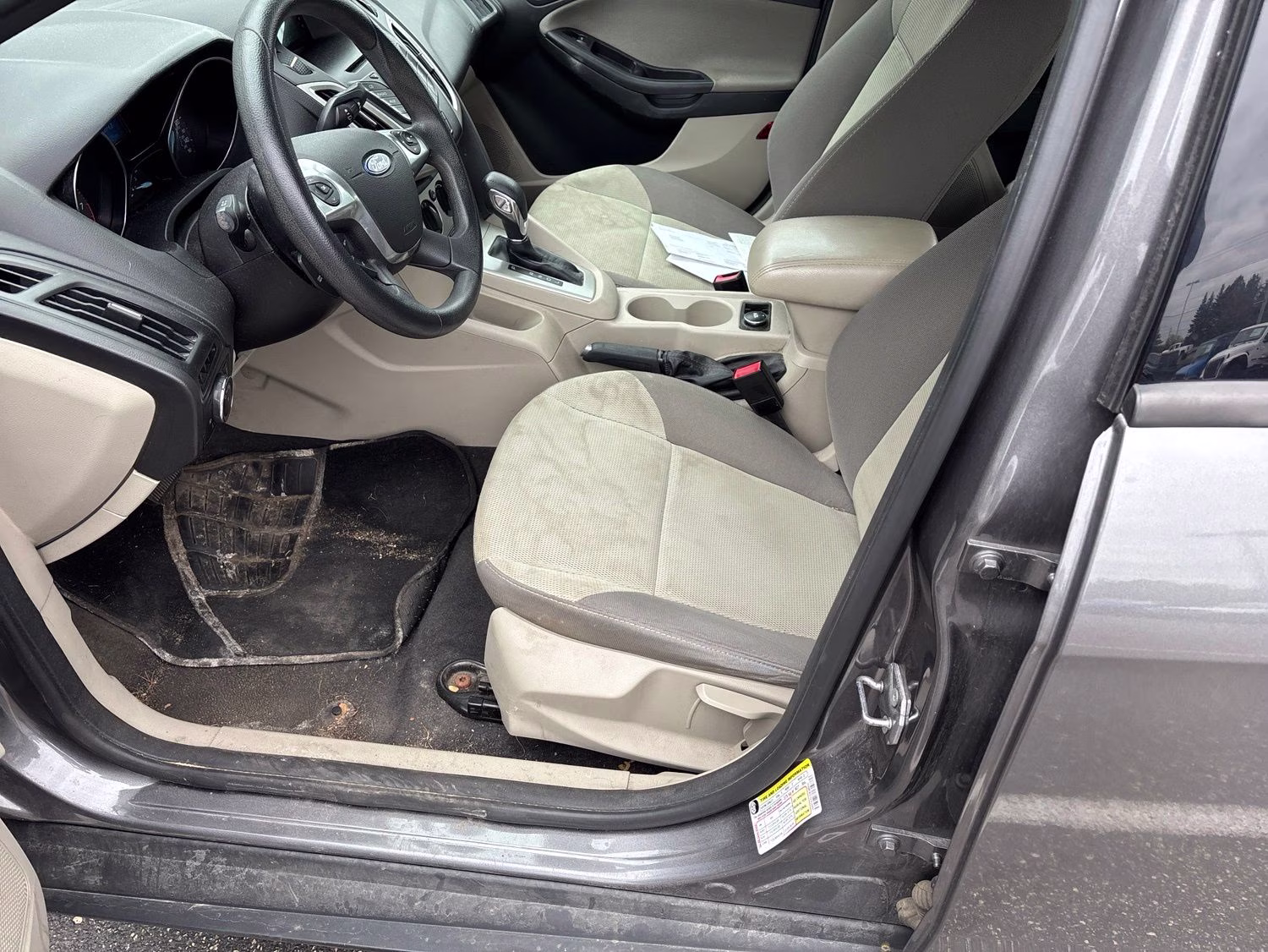 2012 Sterling Gray Metallic Ford Focus SE FWD Sedan