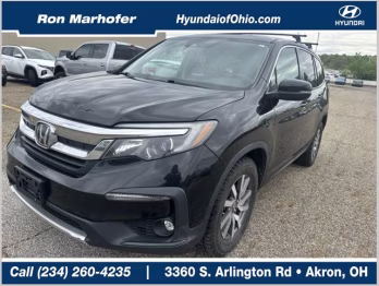 2019 Crystal Black Pearl Honda Pilot EX-L AWD SUV