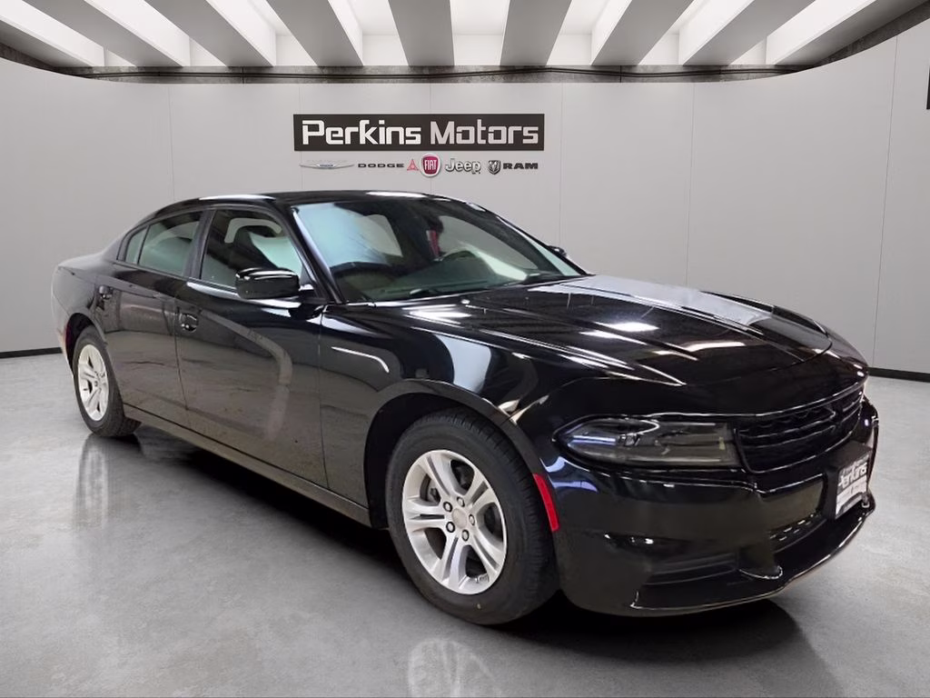 2023 Pitch Black Clearcoat Dodge Charger SXT RWD Sedan