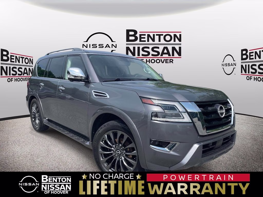 2023 Gun Metallic Nissan Armada Platinum 4X4 SUV