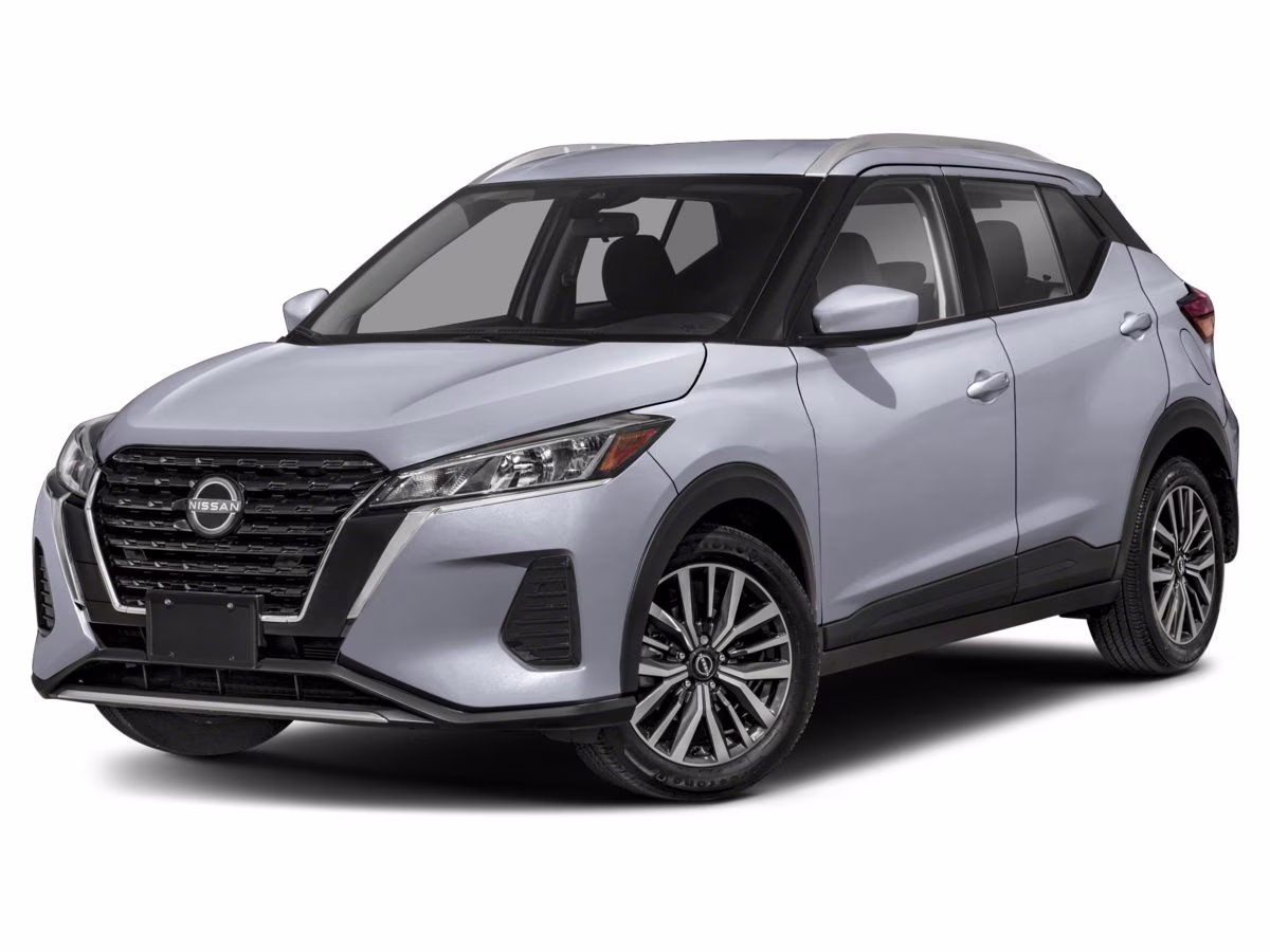 2023 Aspen White/Super Black Nissan Kicks SV FWD SUV