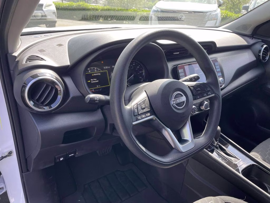 2023 Aspen White/Super Black Nissan Kicks SV FWD SUV