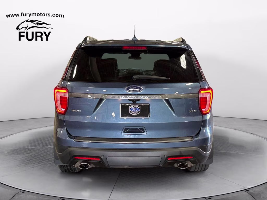 2019 Blue Metallic Ford Explorer XLT Sport Appearance w/Tow Pkg 4X4 SUV