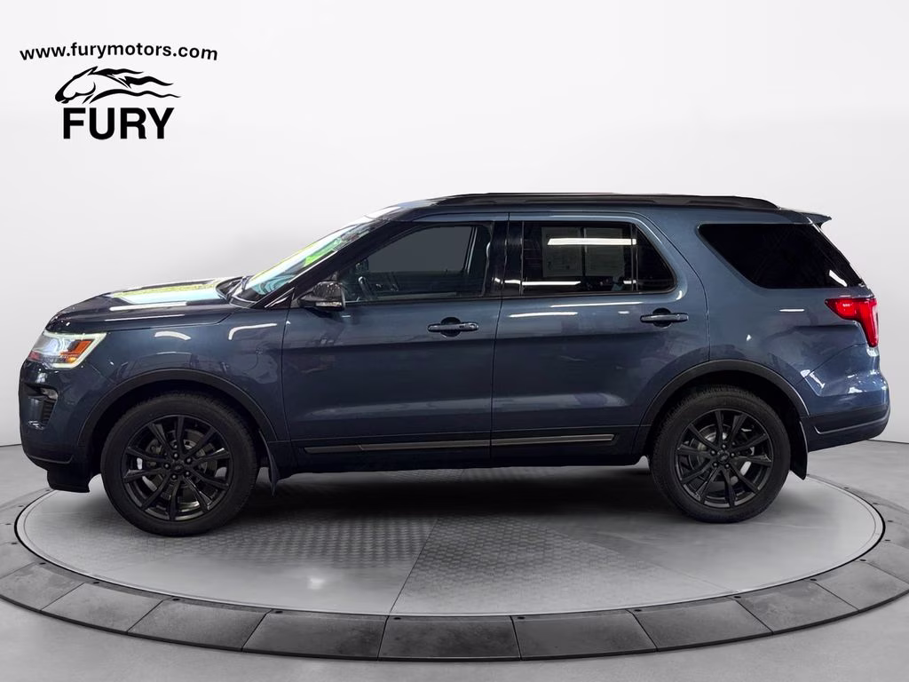2019 Blue Metallic Ford Explorer XLT Sport Appearance w/Tow Pkg 4X4 SUV