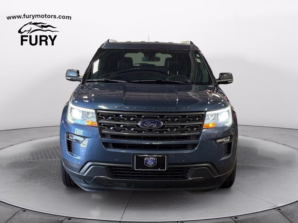2019 Blue Metallic Ford Explorer XLT Sport Appearance w/Tow Pkg 4X4 SUV