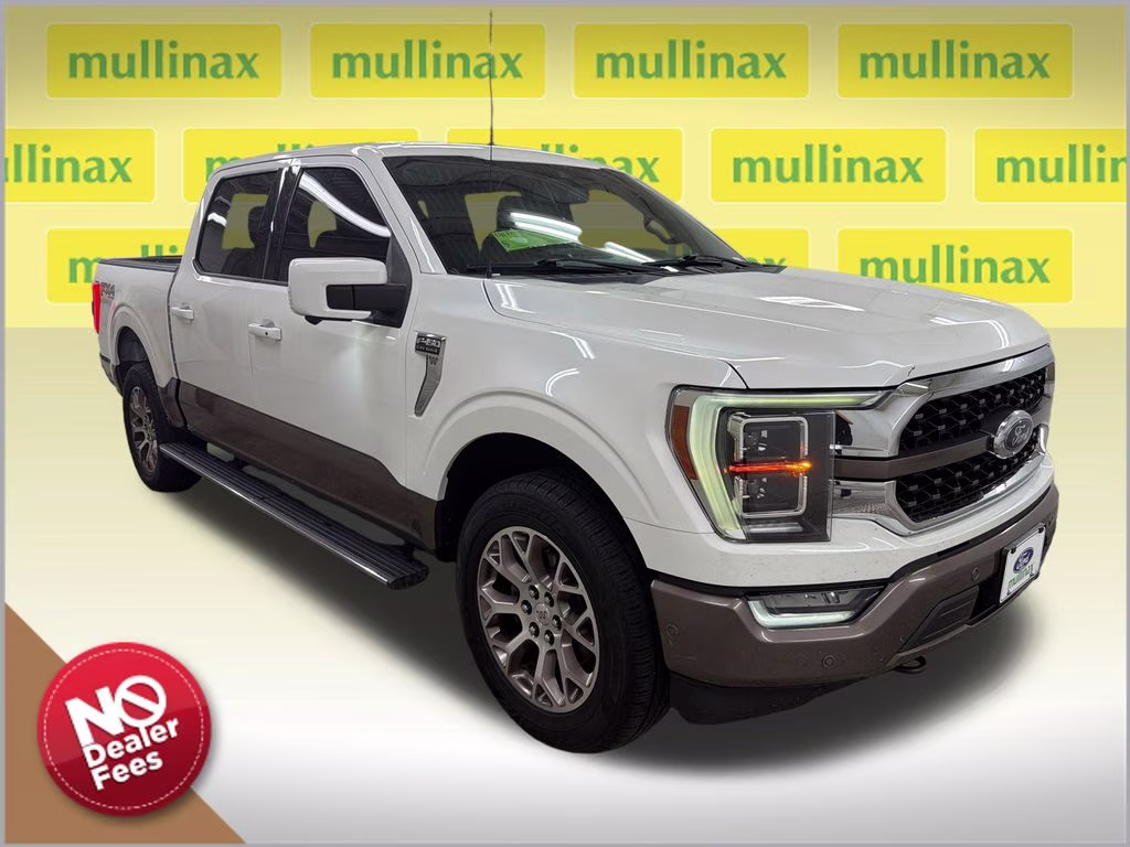 2021 Star White Metallic Tri-Coat Ford F-150 King Ranch 4X4 Truck