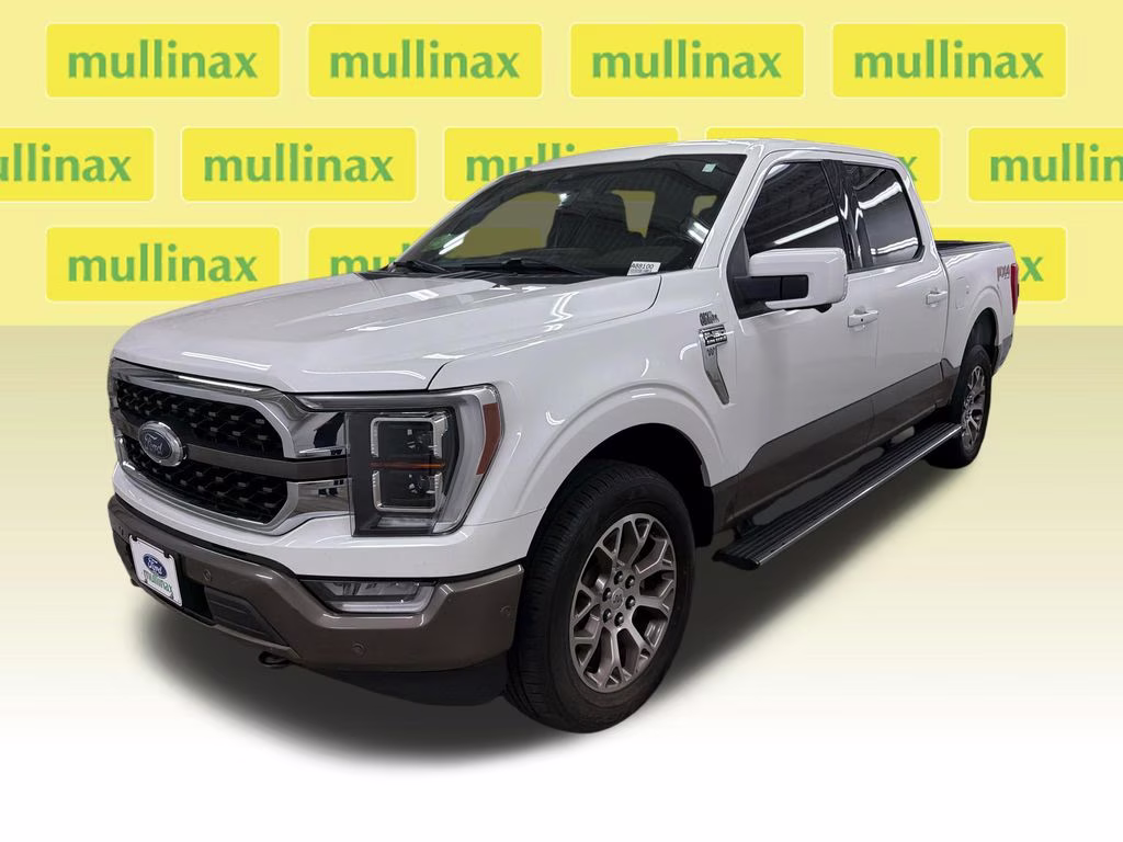 2021 Star White Metallic Tri-Coat Ford F-150 King Ranch 4X4 Truck