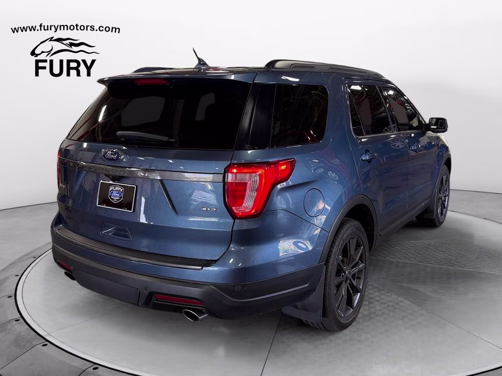 2019 Blue Metallic Ford Explorer XLT Sport Appearance w/Tow Pkg 4X4 SUV