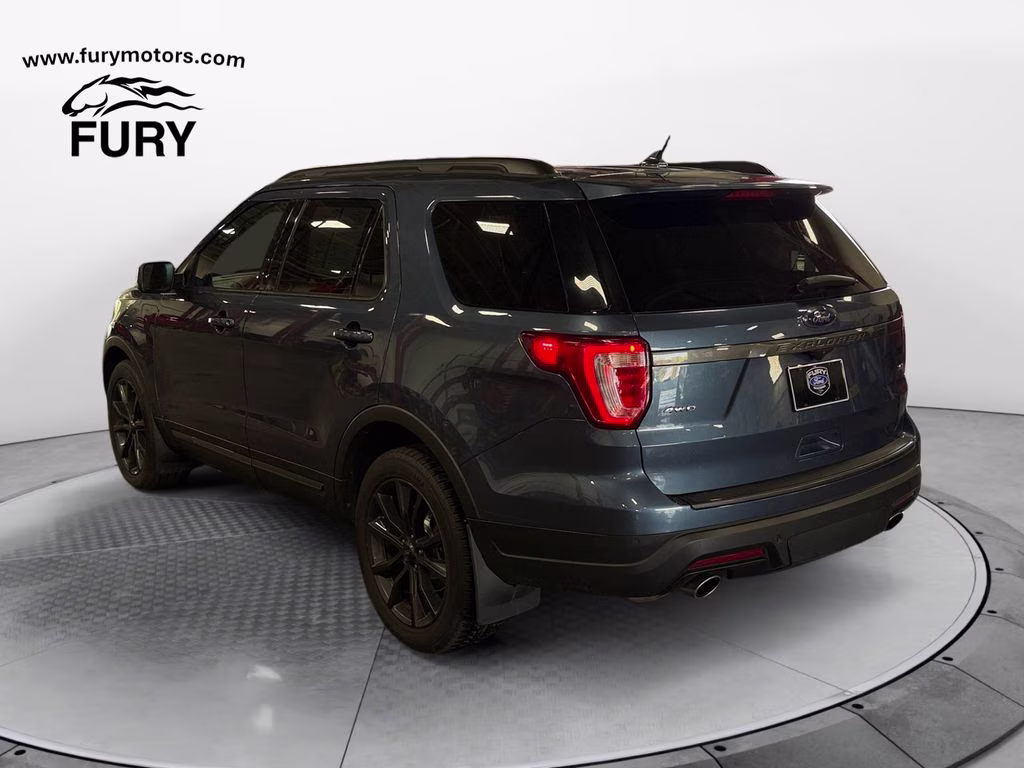 2019 Blue Metallic Ford Explorer XLT Sport Appearance w/Tow Pkg 4X4 SUV