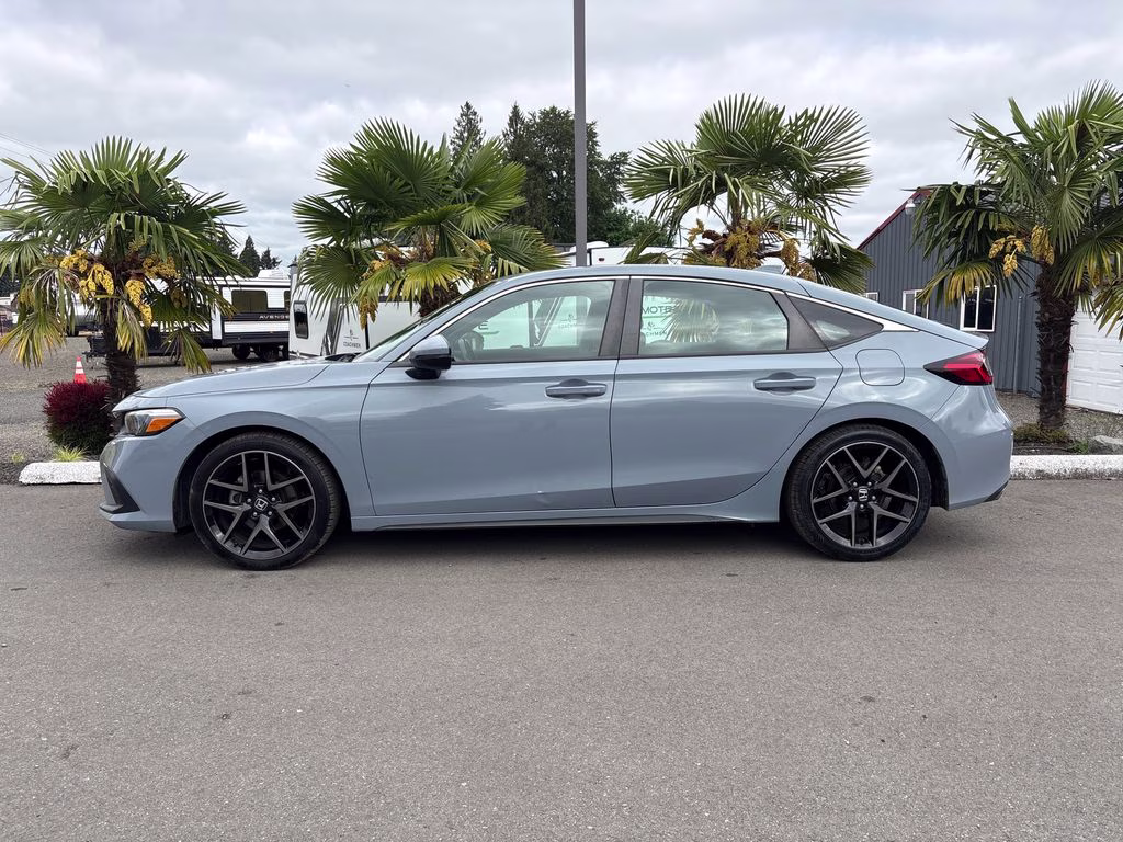 2022 Gray Honda Civic Sport Touring FWD Hatchback