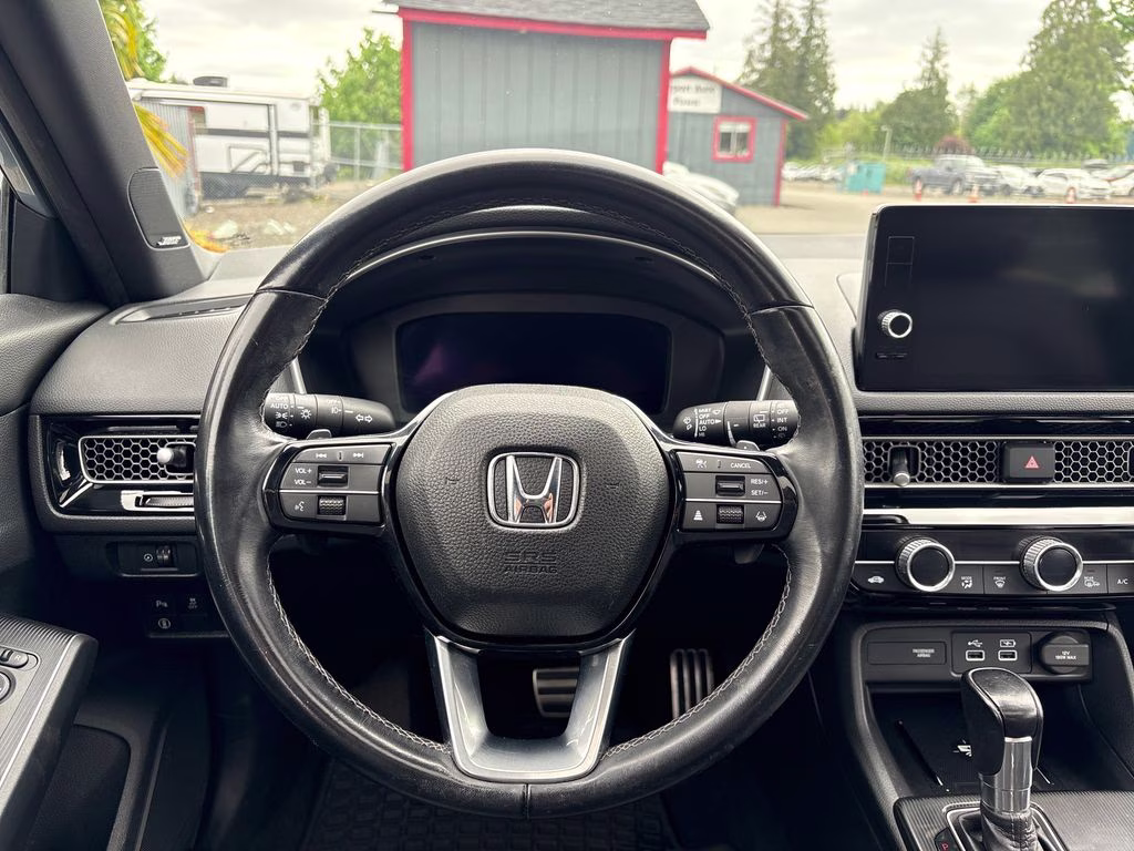 2022 Gray Honda Civic Sport Touring FWD Hatchback